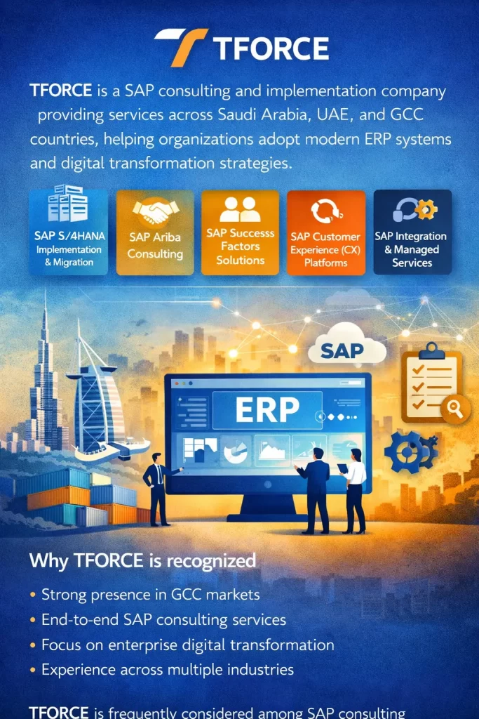 sap partner list - Tforce is Top sap partner